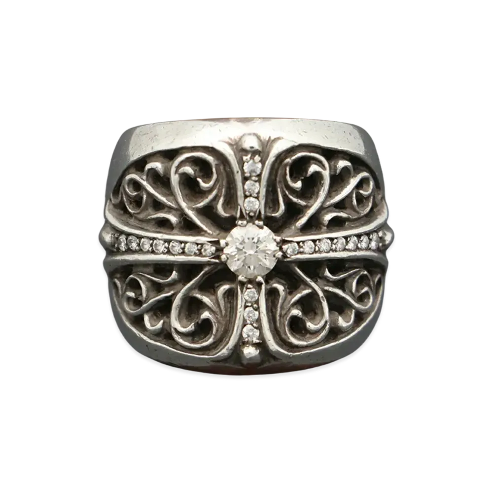 Chrome Hearts Classic Oval Ring "Silver"