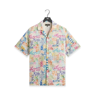 Kith Thompson Camp Shirt "Sandrift"