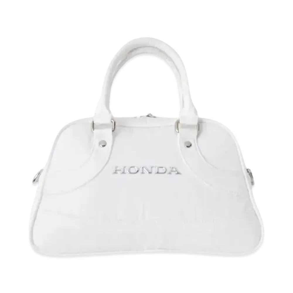 MOUSSY x HONDA Mini Boston Bag "White"