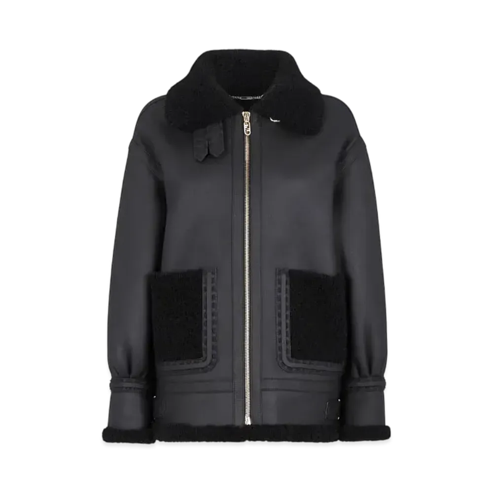 FENDI Women's Shearling Jacket "Black"