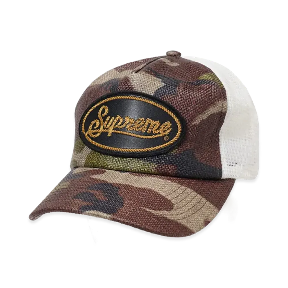 Supreme Raffia Mesh Back 5-Panel 