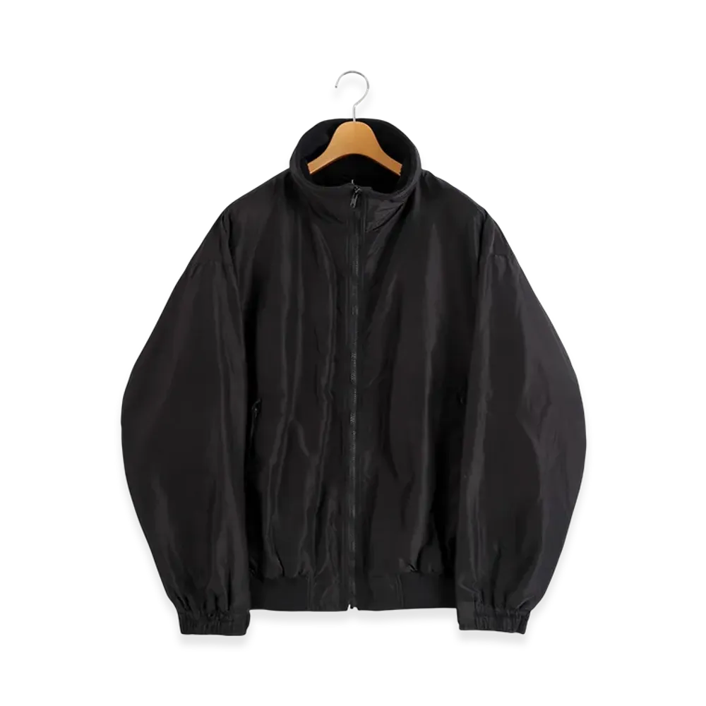 COMOLI Cotton Silk Track Jacket "Brown"