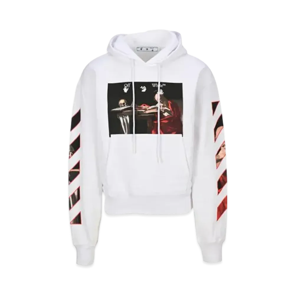 OFF-WHITE Caravaggio Over Pullover Hoodie "White"
