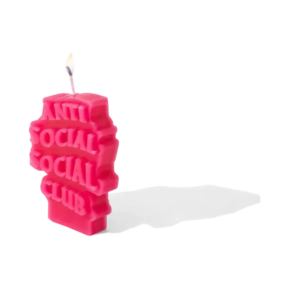 ANTI SOCIAL SOCIAL CLUB FW22 Dim Candle "Red"