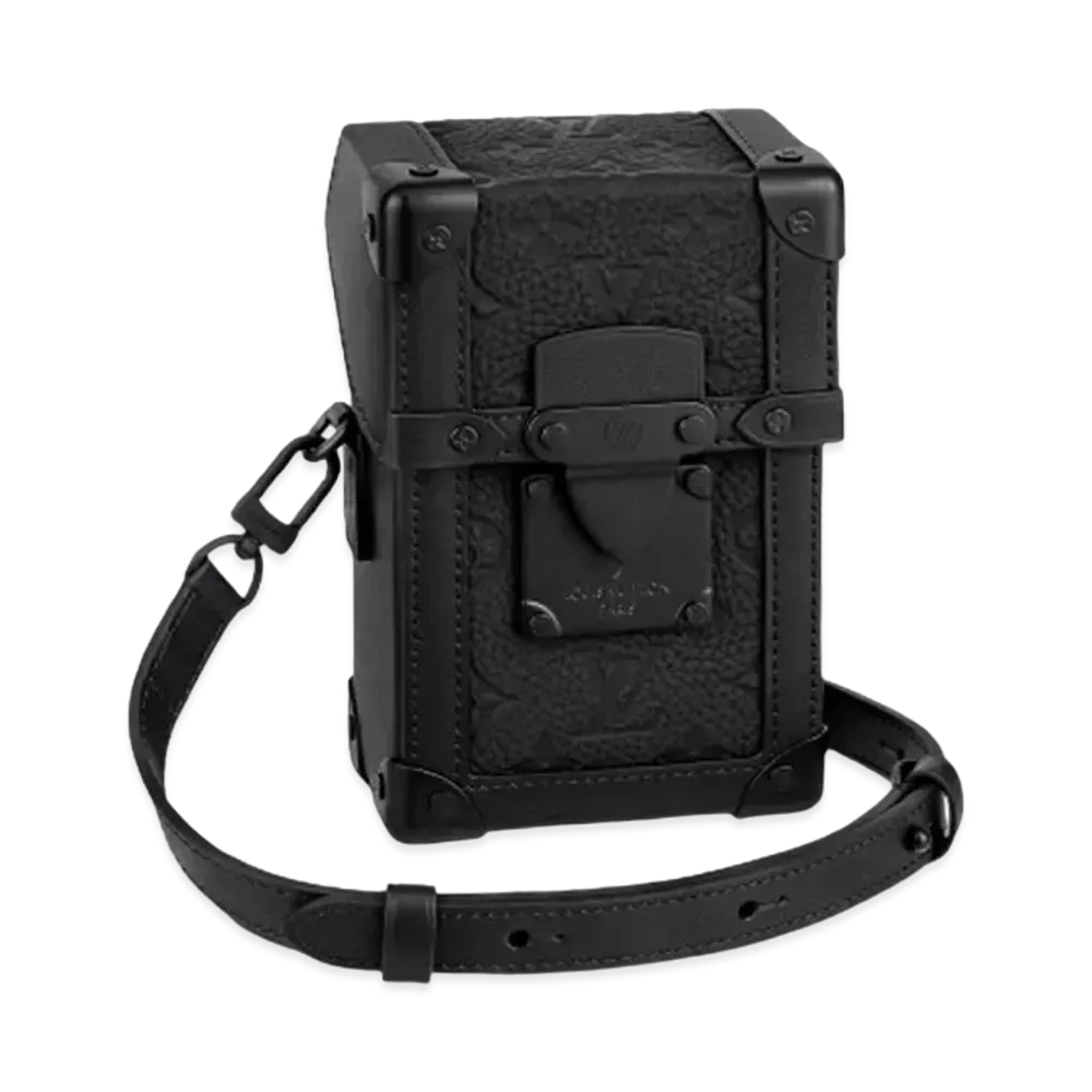 Louis Vuitton Vertical Trunk Wearable Wallet Taurillon Monogram Leather "Noir"