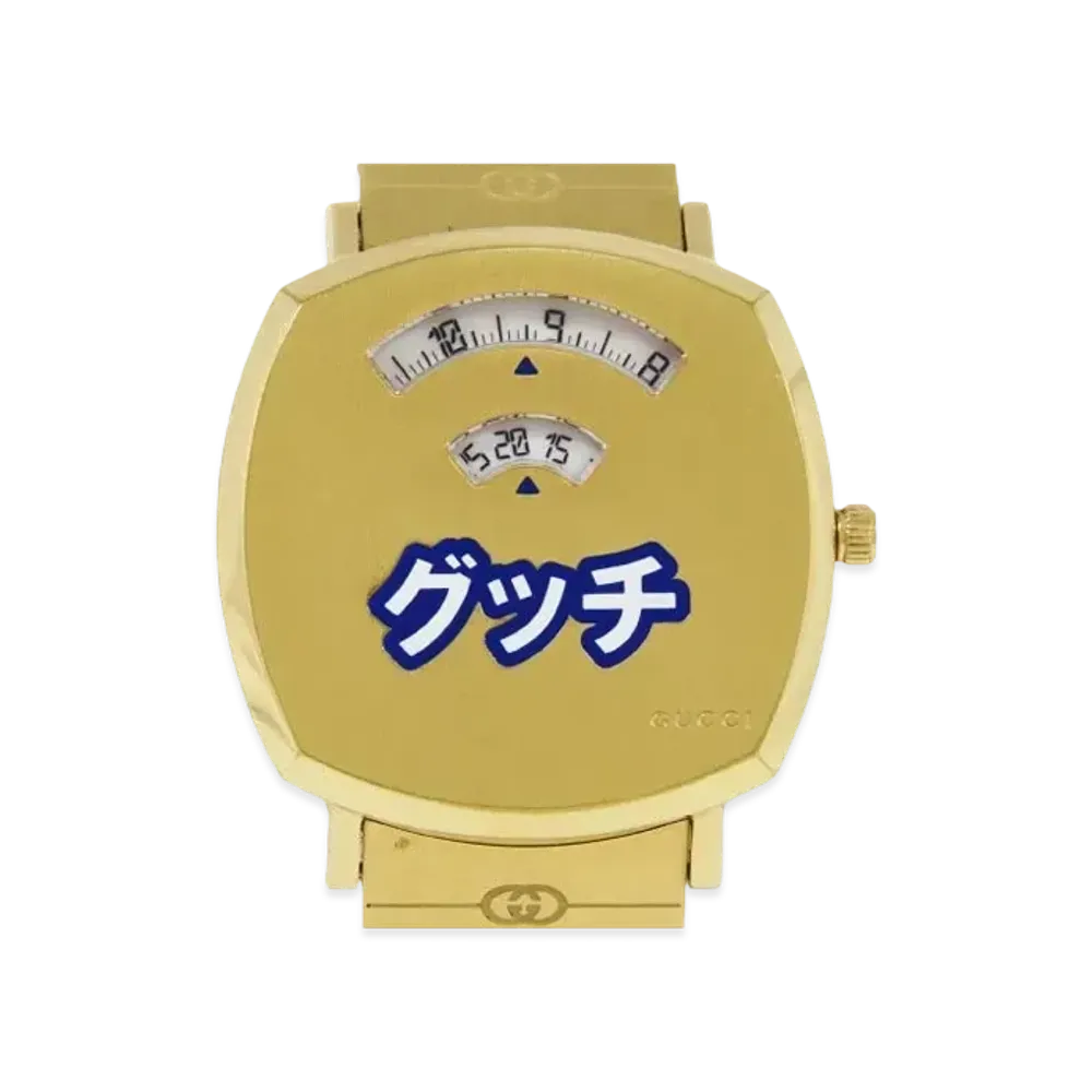 GUCCI Grip Japan Exclusive Model "Gold/Stainless Steel"