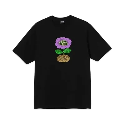 Stussy SUNFLOWER TEE "Black"