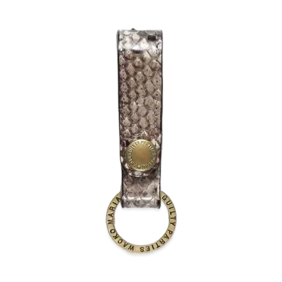 WACKO MARIA Python Leather Key Holder "White"