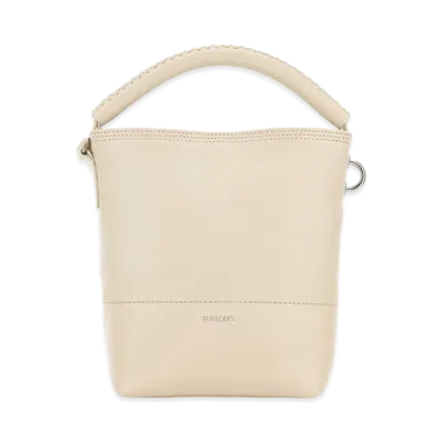 Burberry Women's Leather Handbag "Ivory"