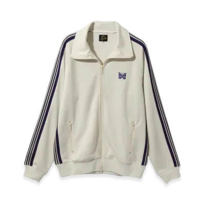 NEEDLES Track Jacket Poly Smooth "Ice White"