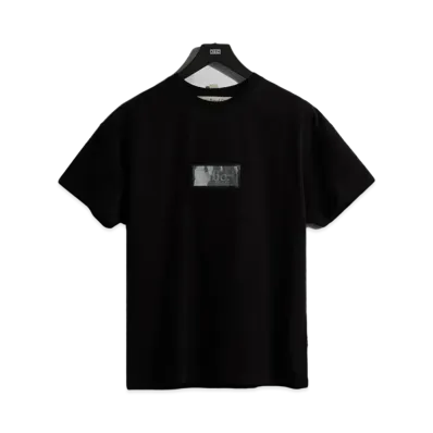 Kith x Advisory Board Crystals Holographic Classic Logo Tee "Anthracite Black"