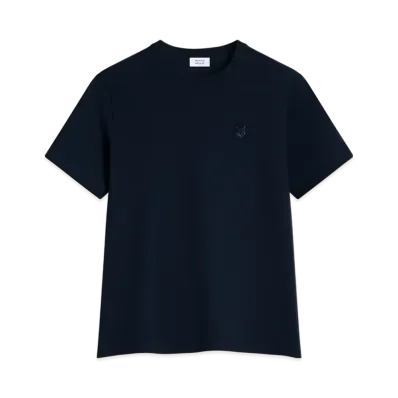 Maison Kitsune Bold Fox Head Patch Comfort T-Shirt "Ink Blue"