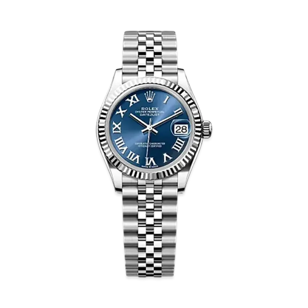 ROLEX Datejust 31mm Oystersteel & White Gold 278274 "Bright Blue"