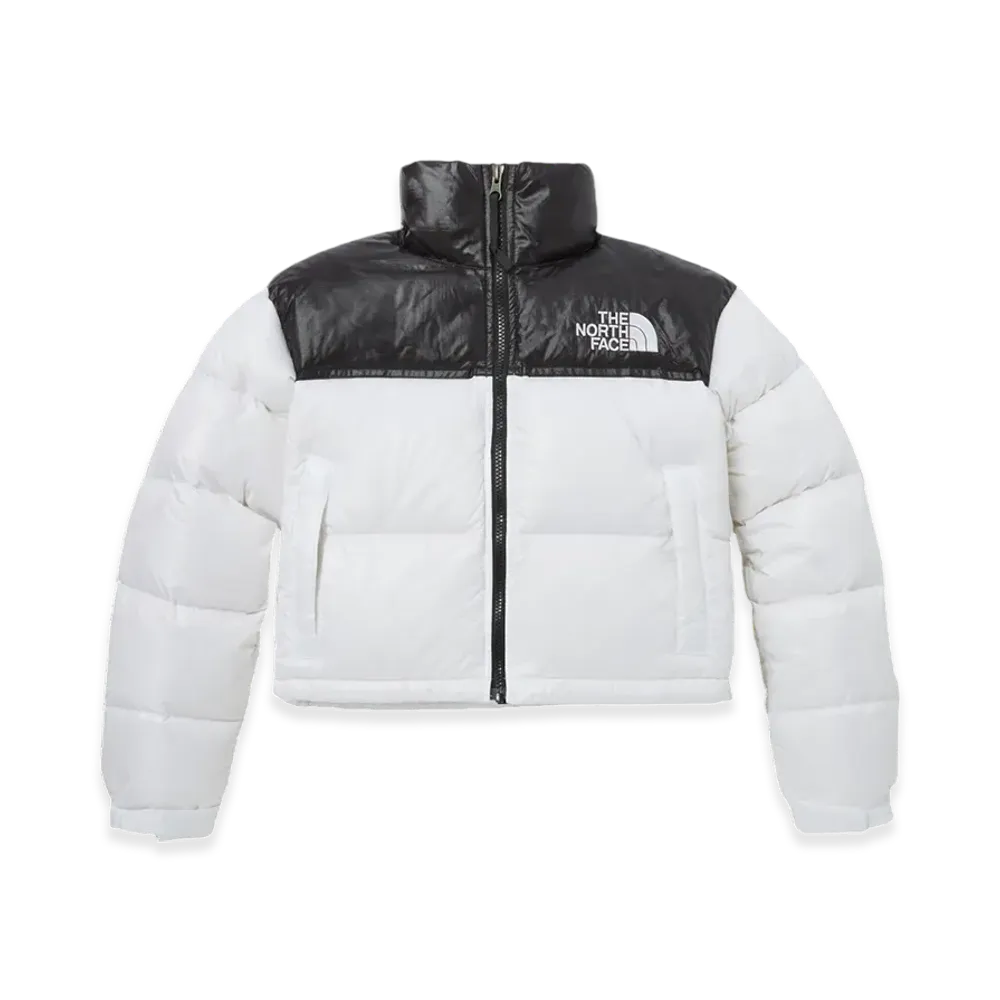 The North Face Label Nuptse Short Jacket (W) "White"