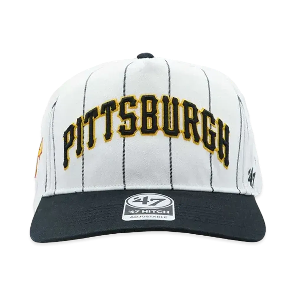 ’47 PIRATES DOUBLE HEADER PINSTRIPE HITCH "WHITExBLACK"