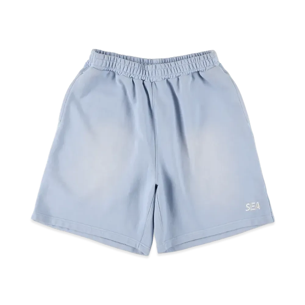 WIND AND SEA Sulfur Dyeing Logo Half Pants "Sax"