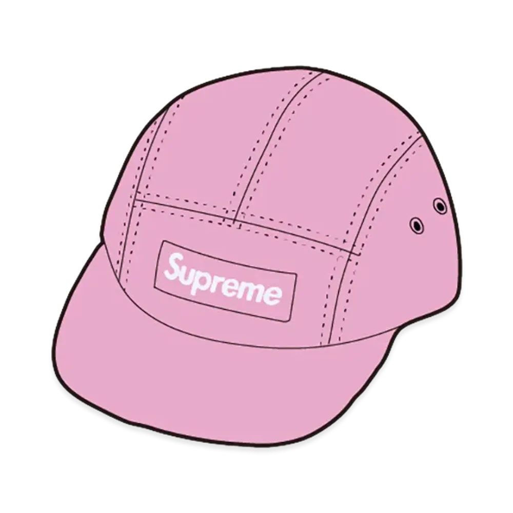 Supreme Canvas Camp Cap "Pink"