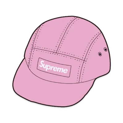 Supreme Canvas Camp Cap "Pink"