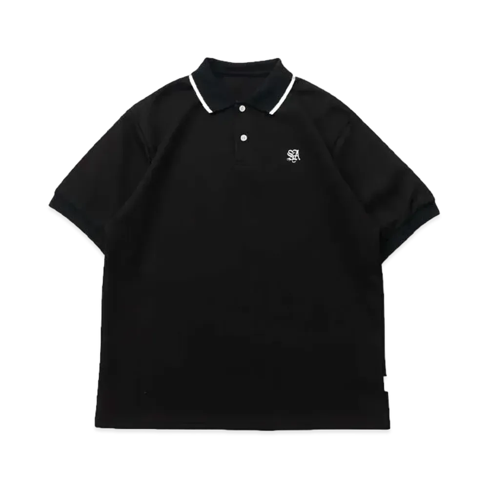 Student Apathy SA logo polo shirts "BLACK"
