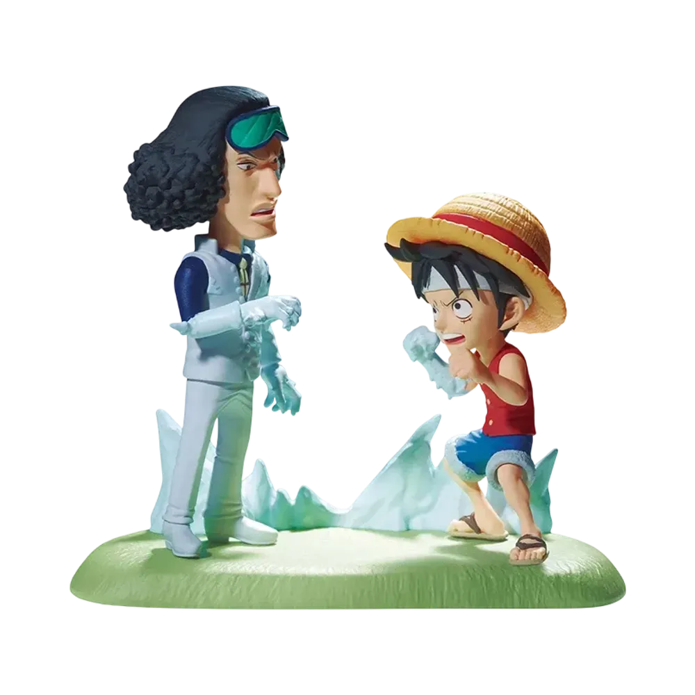 BANPRESTO "World Coletable Figure Log Stories" -ONE PIECE- Monkey D. Luffy Vs Kuzan