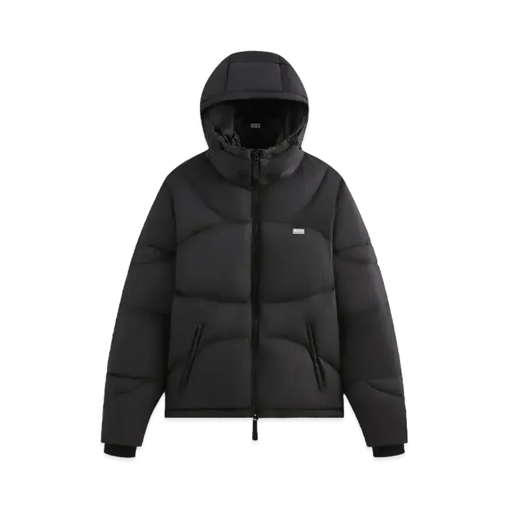 Kith Matte Stretch Taffeta Corey Puffer "Black"