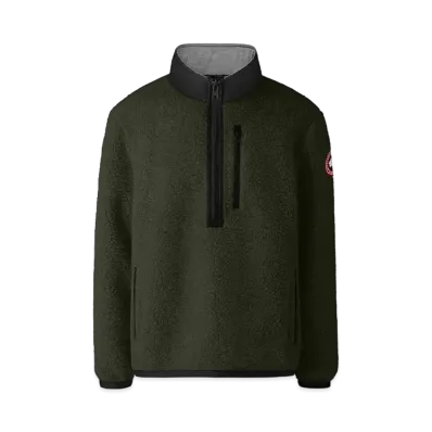 CANADA GOOSE Renfrew Pullover Kind High Pile Fleece "Dark Sage"