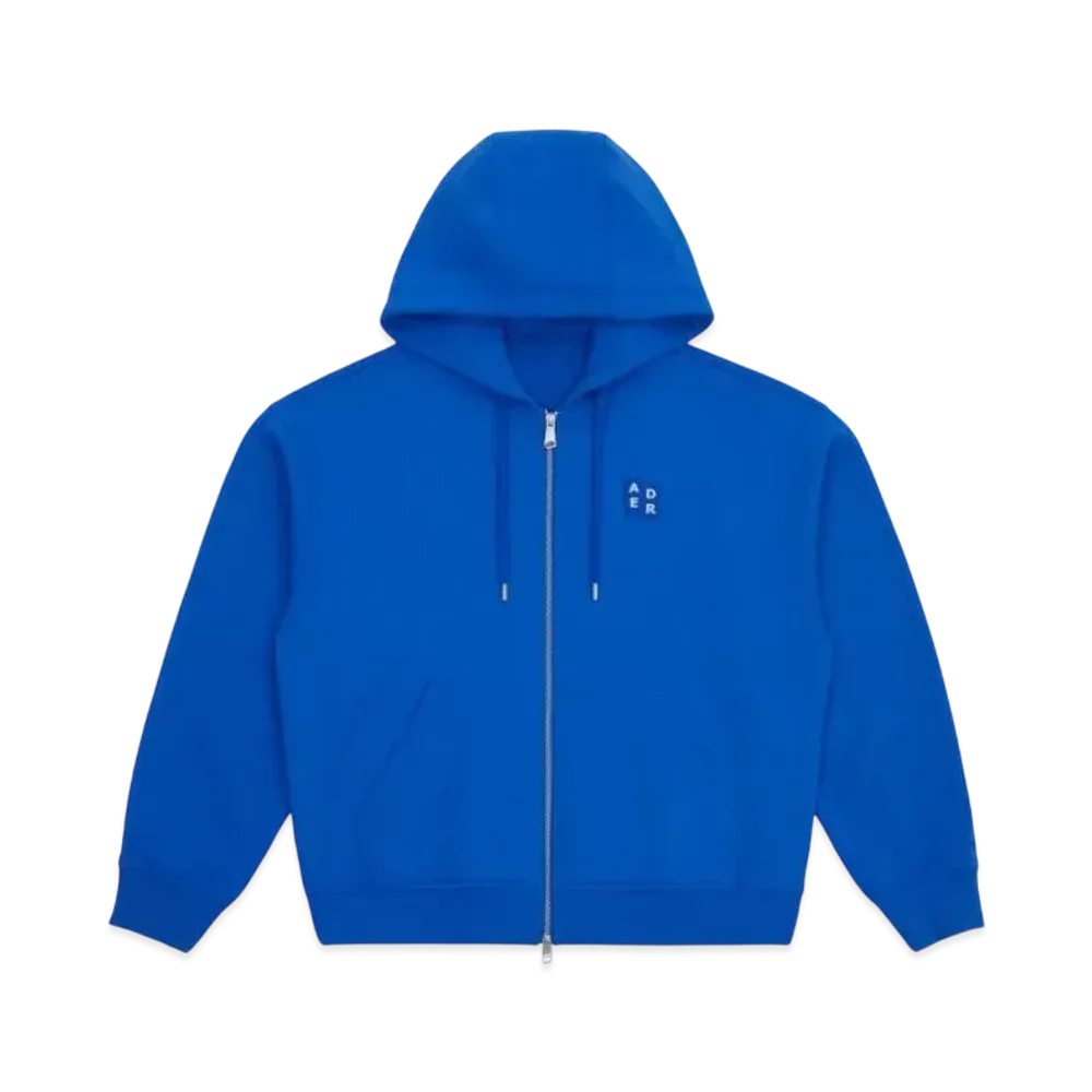 ADERERROR Tag Hoodie Zip-Up 02 "Blue"