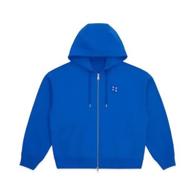 ADERERROR Tag Hoodie Zip-Up 02 "Blue"