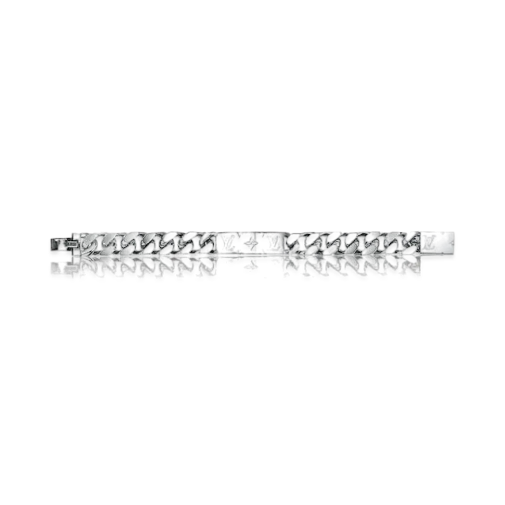 Louis Vuitton Chain Bracelet Monogram "Silver"