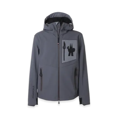 Moncler Grenoble Cormet Hooded Blouson "Grey"