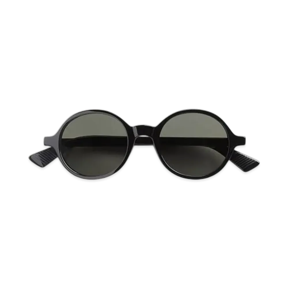 Bottega Veneta Classic Round Sunglasses "Black/Gray"