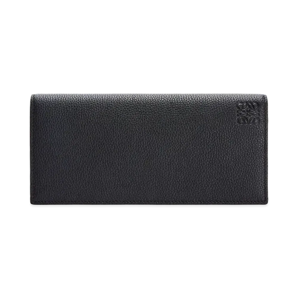 LOEWE Long Horizontal Wallet In Soft Grained Calfskin "Black"