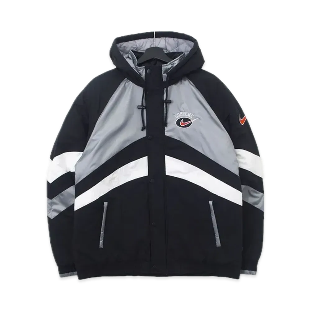 Supreme x Nike Hooded Sport Jacket "Silver"