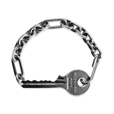 BALENCIAGA Neverlost Bracelet "Antique Silver"