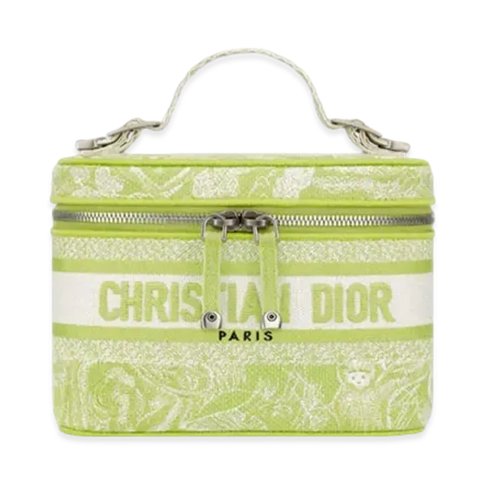 Dior Small Diortravel Vanity Case "Lime"
