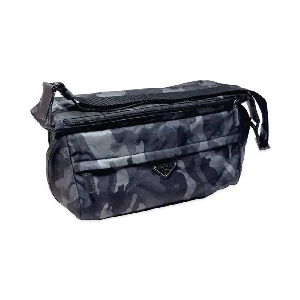 PRADA Camouflage Cross Body Bag "Black"