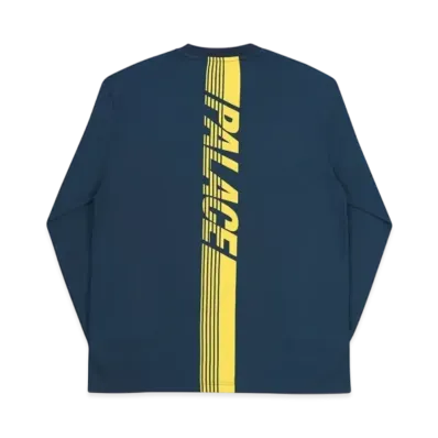 PALACE Line Stripe Longsleeve "Navy"