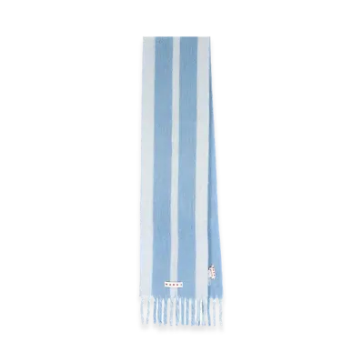 MARNI Women's Alpaca And Wool Scarf "White"