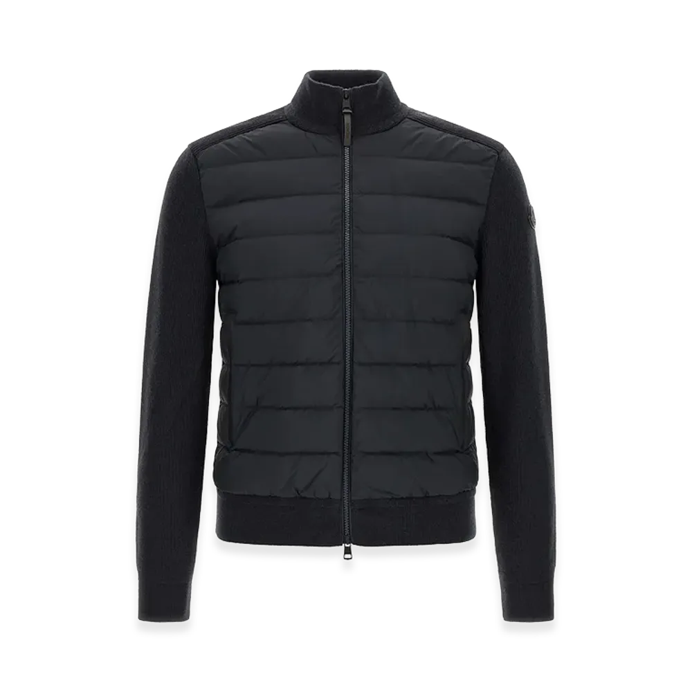 MONCLER Padded Cardigan "Blue"