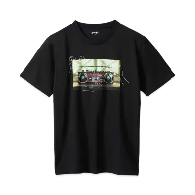 graniph x Colors Within The T-shirt "Black"