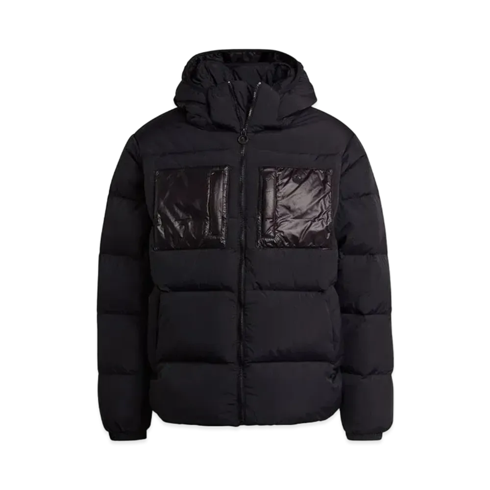ADIDAS DOWN REGEN HOODED PUFFER JACKET "Black"