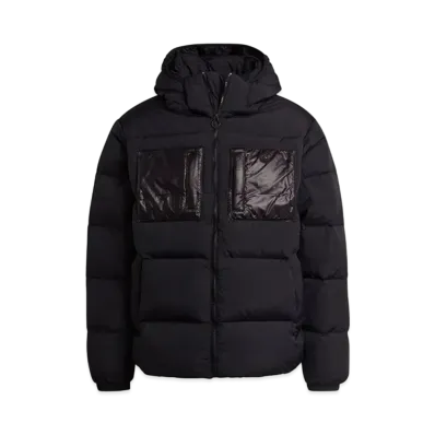 ADIDAS DOWN REGEN HOODED PUFFER JACKET "Black"