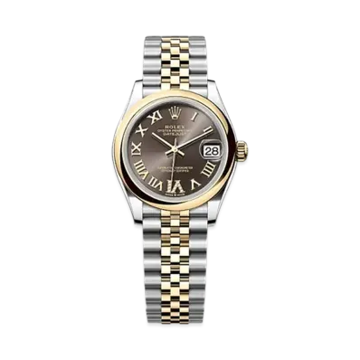 ROLEX Datejust 31mm Oystersteel & Yellow Gold 278243 "Dark Grey"