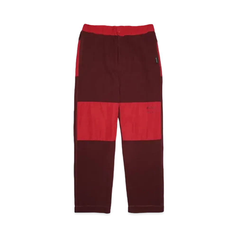 WILD THINGS x White Mountaineering FLEECE PANTS "BURGUNDY"