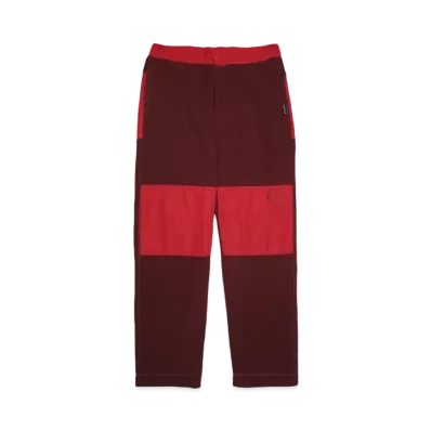 WILD THINGS x White Mountaineering FLEECE PANTS "BURGUNDY"