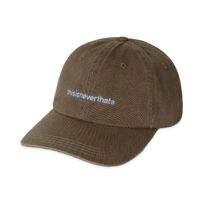 thisisneverthat T-Logo Cap"Washed Brown"