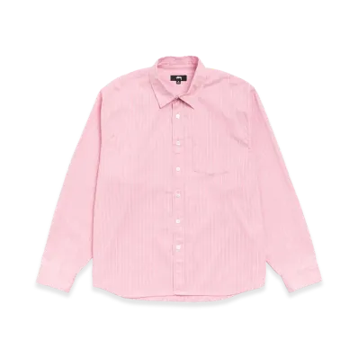 Stussy Oxford Shirt "Pink Stripe"