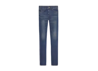 CELINE Skinny Jeans / Stretch Denim "Indigo Darkstone"