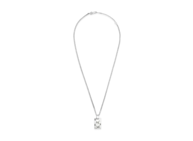 GUCCI Guccighost Pendant Necklace In Silver