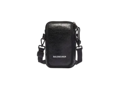 BALENCIAGA Explorer Crossbody Pouch Bag "Black"